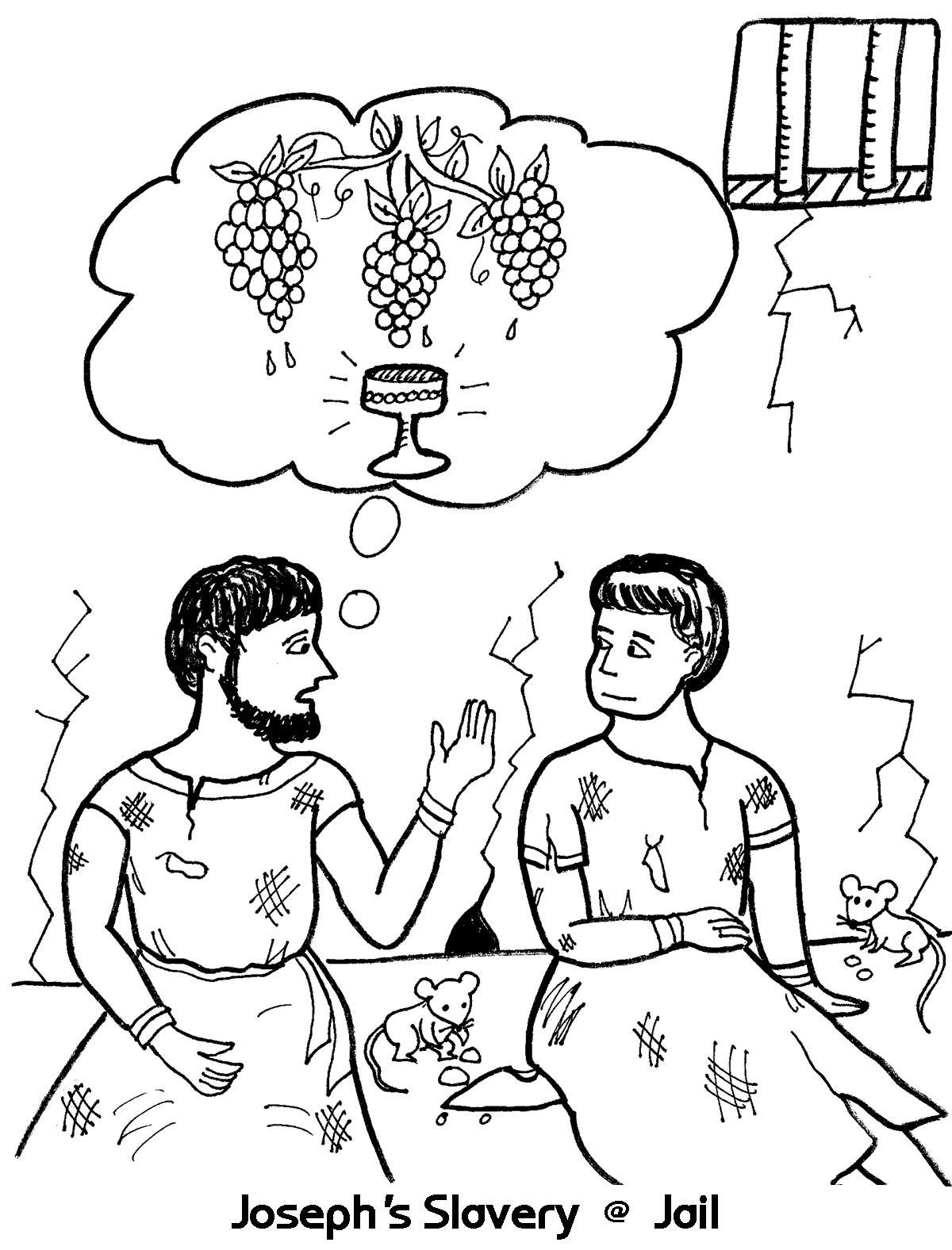 Joseph's Slavery In Jail Coloring Sheet Wesleyan Kids 1200x1576 Joseph's Slavery In Jail Coloring Sheet Wesleyan Kids