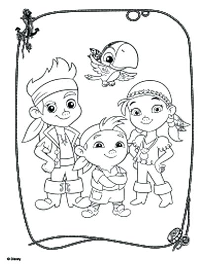 Jake Neverland Pirates Coloring Pages Land Pirates Coloring Pages 417x540 Jake Neverland Pirates Coloring Pages Land Pirates Coloring Pages