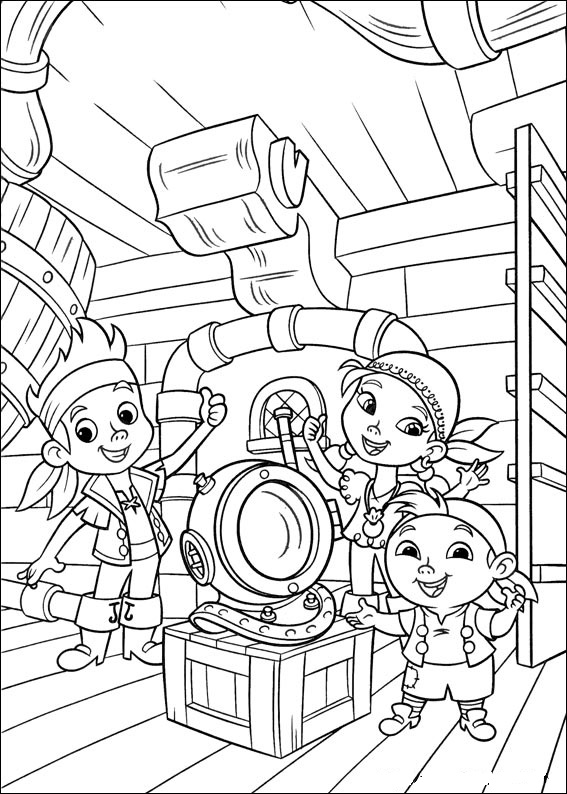 Jake And The Neverland Pirates Coloring Pages 567x794 Jake And The Neverland Pirates Coloring Pages