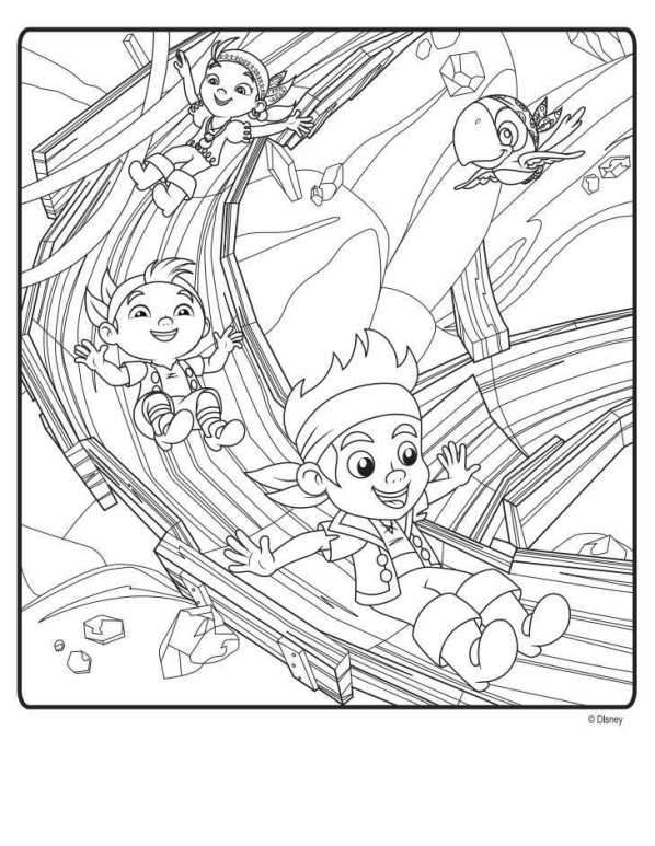 598x773 Kids N 9 Coloring Pages Of Jake And The Never Land Pirates
