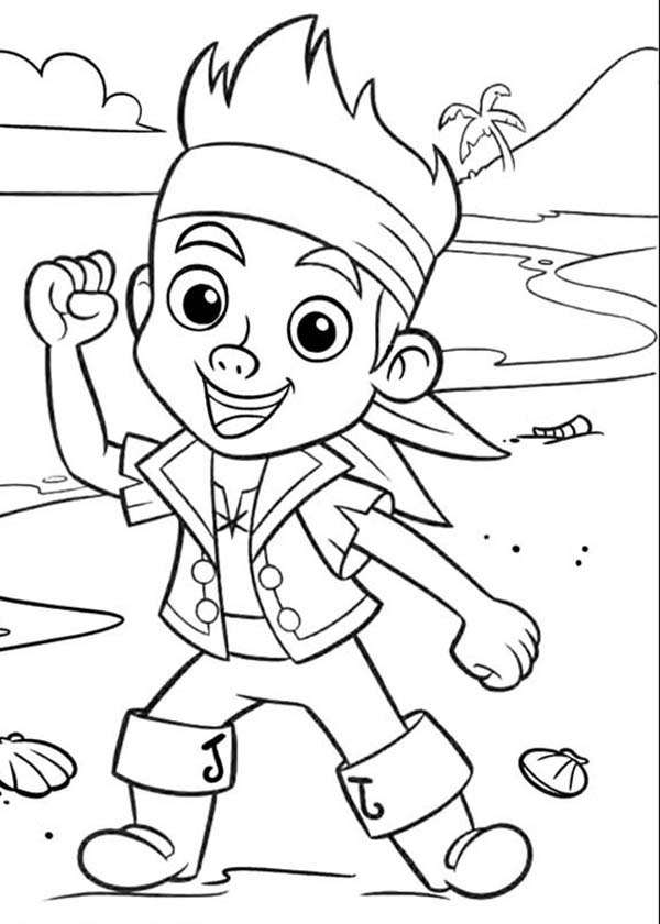 Jake And The Neverland Pirates Coloring Pages 600x840 Jake And The Neverland Pirates Coloring Pages
