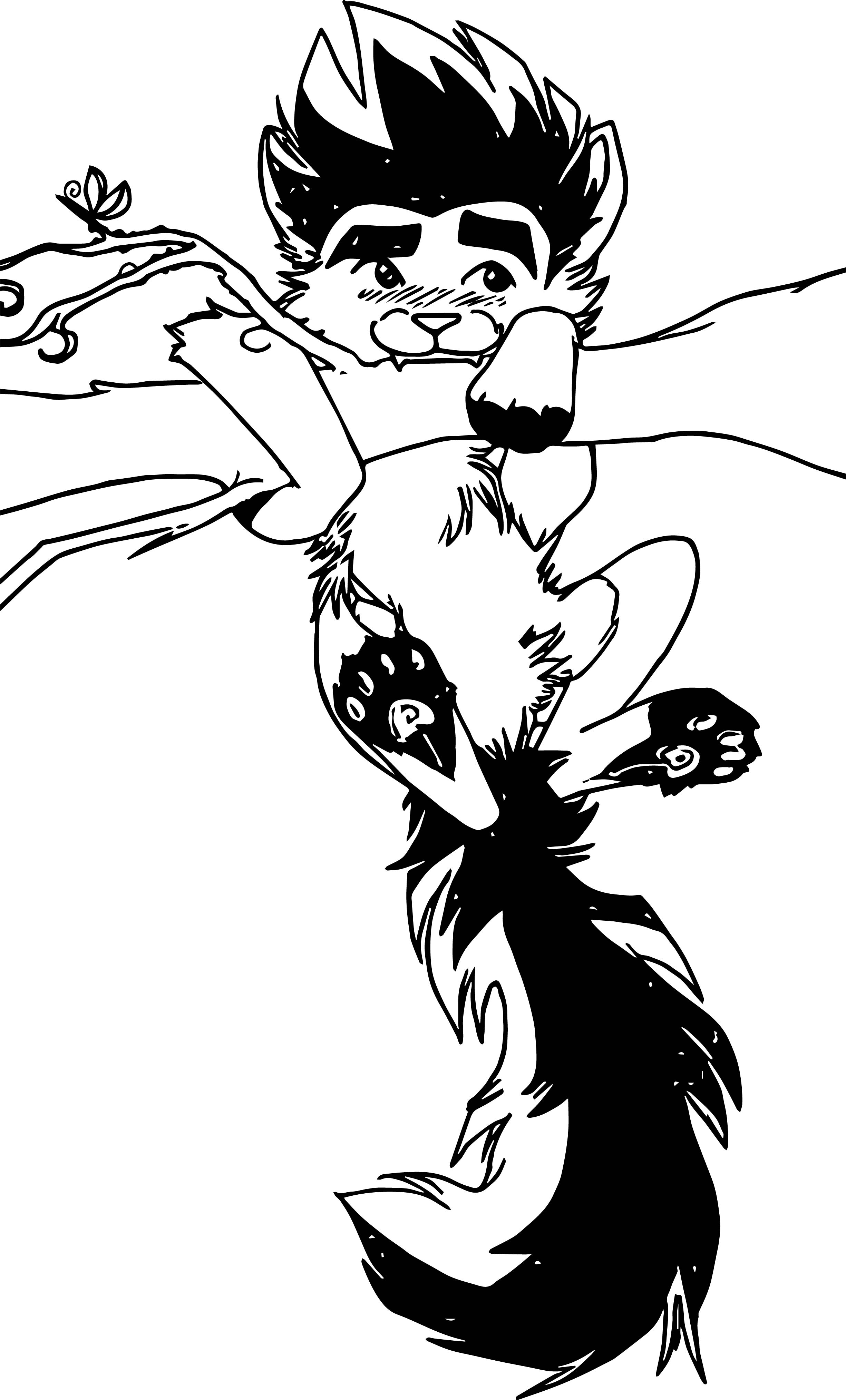 2451x4057 Jake Fox American Dragon Jake Long Coloring Page Wecoloringpage