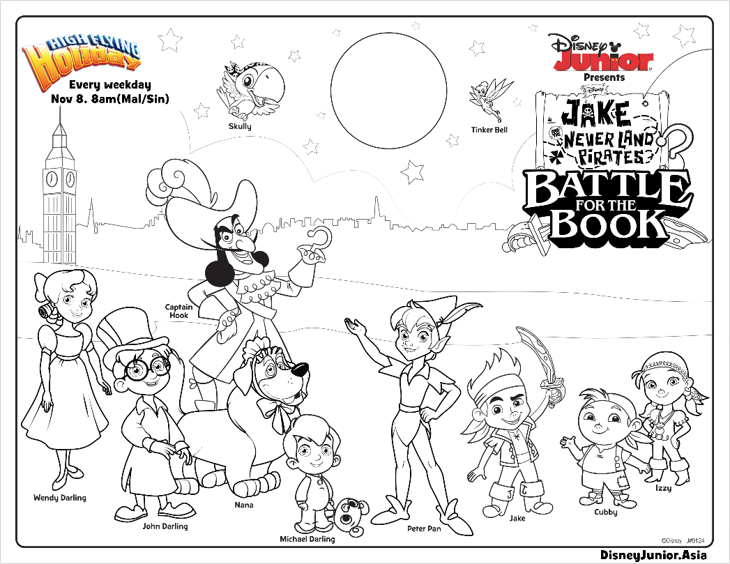 1047x809 Jake And The Never Land Pirates Coloring Pages Battle For Book