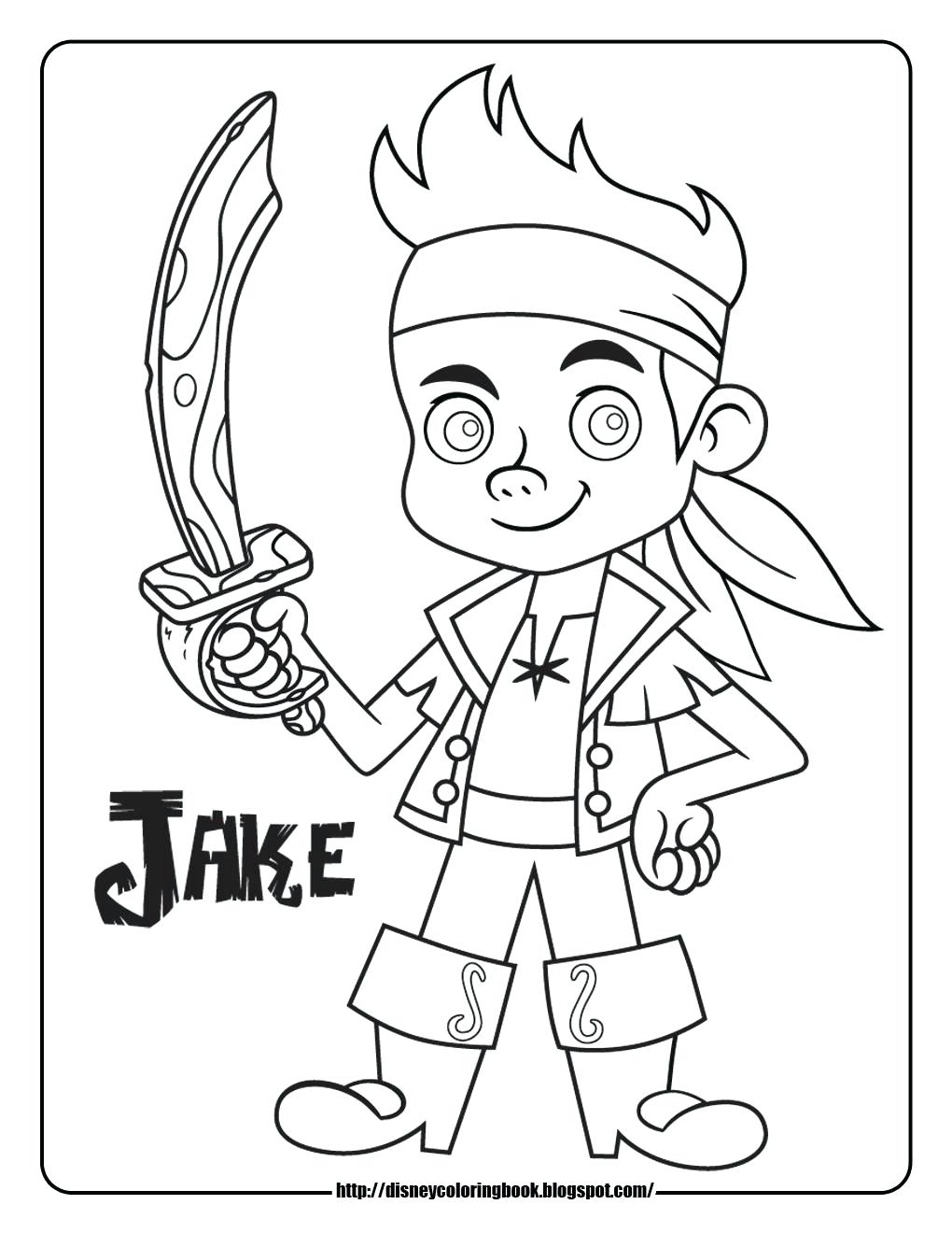 1020x1320 Jake And The Neverland Pirates Coloring Pages Page Fun Jake