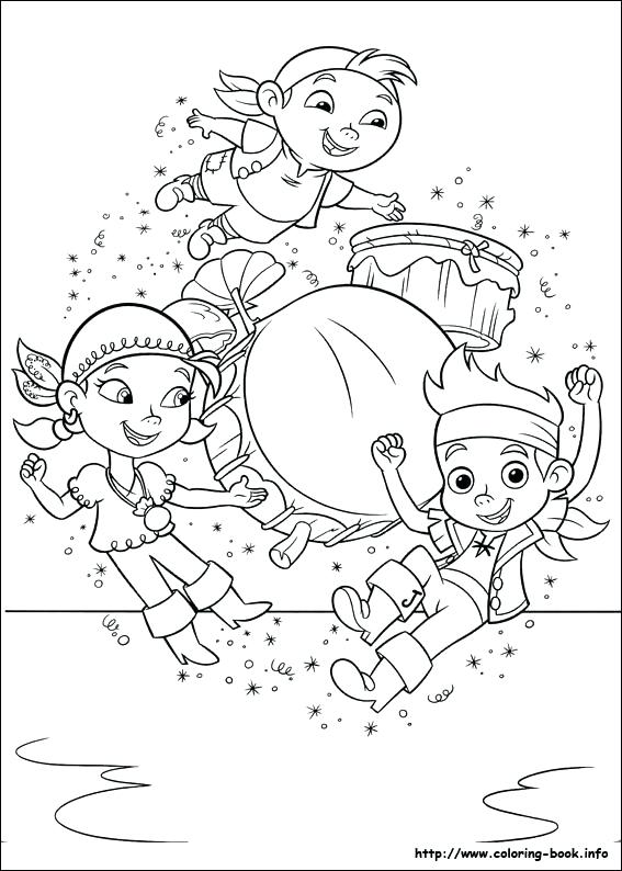 567x794 Jake And Neverland Pirates Coloring Pages To Print And
