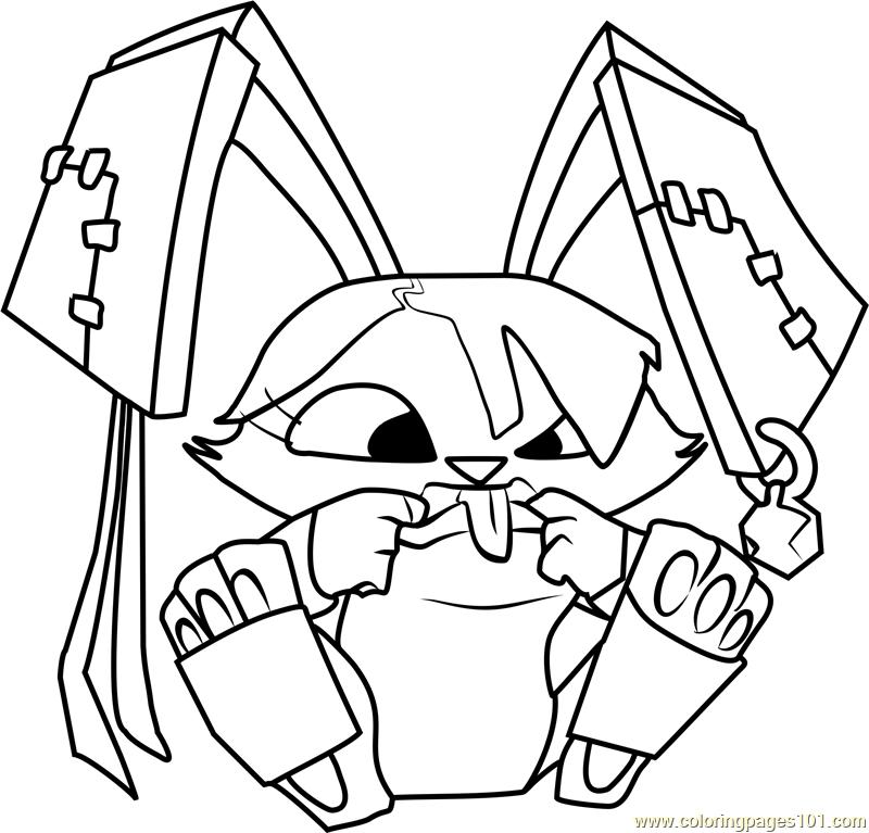 800x767 Peck Animal Jam Coloring Page