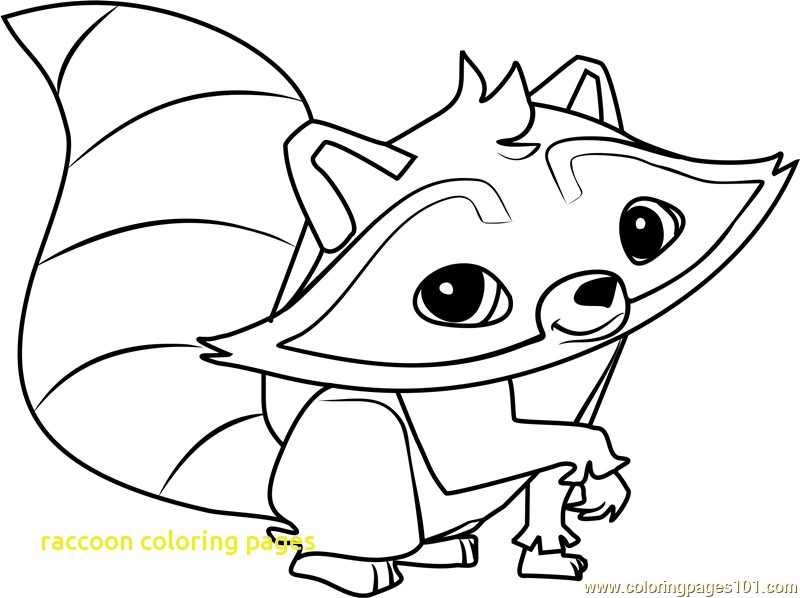 800x598 Raccoon Coloring Pages With Raccoon Animal Jam Coloring Page Free
