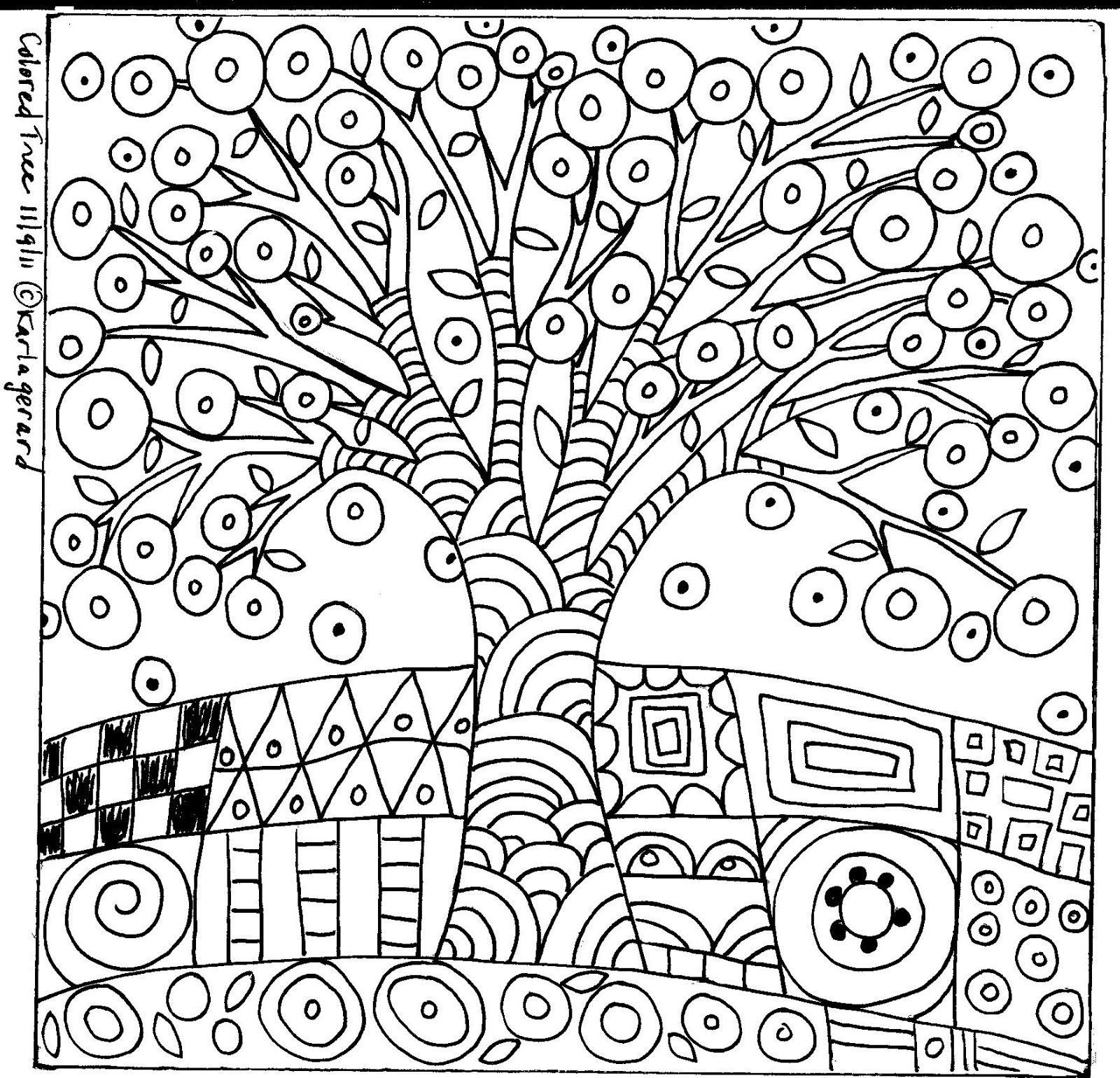 1600x1541 Folk Art Coloring Pages Printable Coloring For Kids 2018