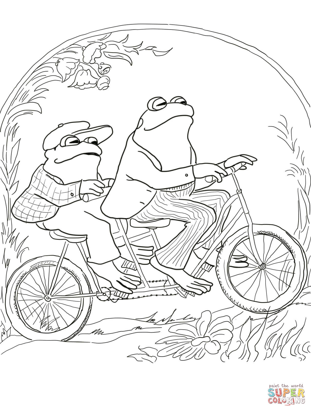 1212x1600 Frog And Toad Coloring Pages Download Coloring For Kids 2018