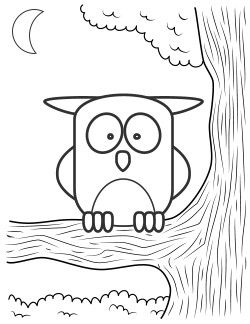 250x324 Adorable Owl Coloring Page! Keep On Hand For My Origami Owl