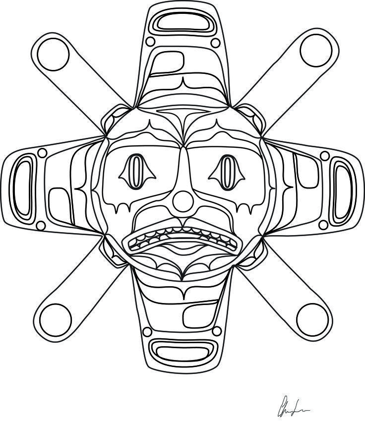 736x869 Canadian First Nations Coloring Pages