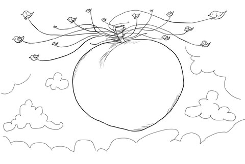 Stylish James And The Giant Peach Coloring Page Gallery Diy 480x323 Stylish James And The Giant Peach Coloring Page Gallery Diy