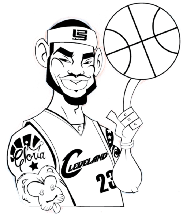 Coloring Pages Of Lebron Shoes 650x742 Coloring Pages Of Lebron Shoes