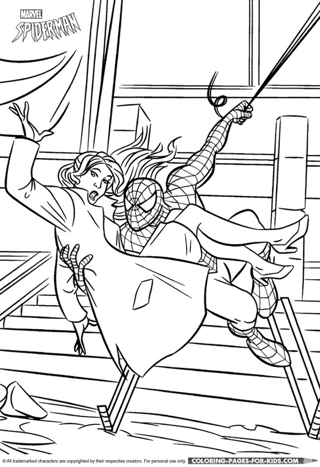 Spider Man Coloring Picture 650x950 Spider Man Coloring Picture