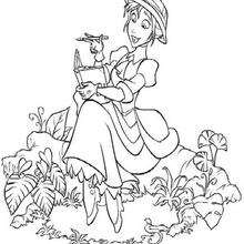 Tarzan And Jane Coloring Pages 220x220 Tarzan And Jane Coloring Pages