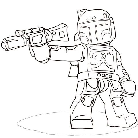 480x480 Lego Jango Fett Coloring Pages