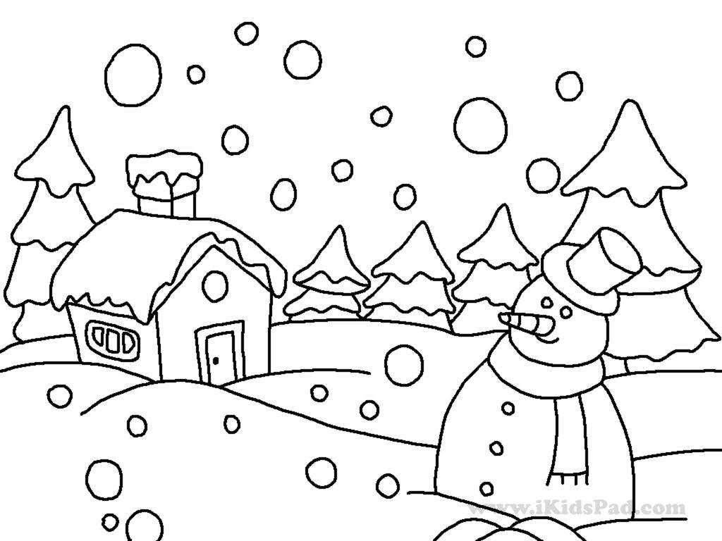 January Coloring Pages