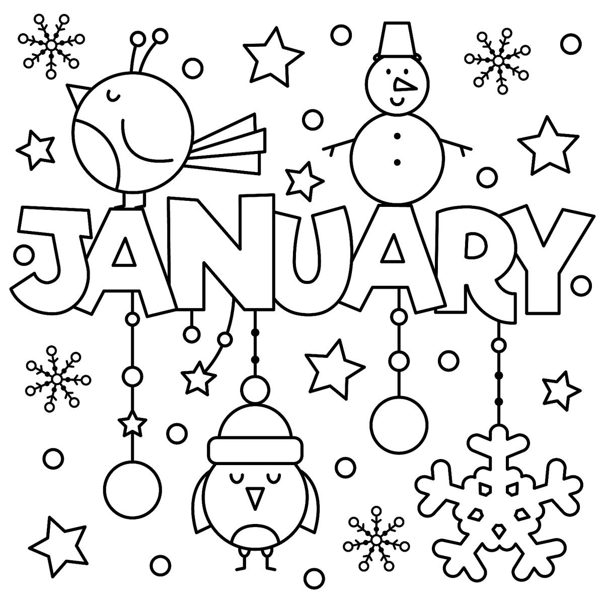 January Coloring Pages New January Flower Coloring Pages 1200x1200 January Coloring Pages New January Flower Coloring Pages