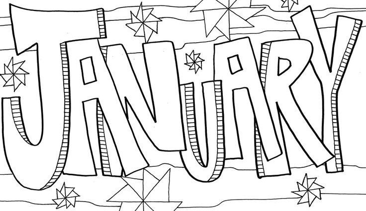 January Coloring Page 4240 Best Coloring Pages Images 736x425 January Coloring Page 4240 Best Coloring Pages Images