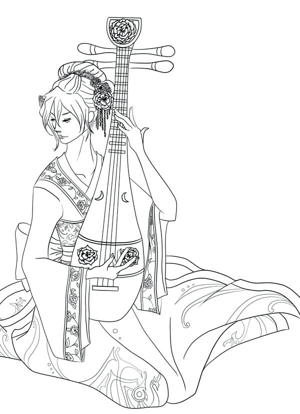 Geisha Coloring Pages Japan Flag Coloring Page Coloring Pages 600x827 Geisha Coloring Pages Japan Flag Coloring Page Coloring Pages