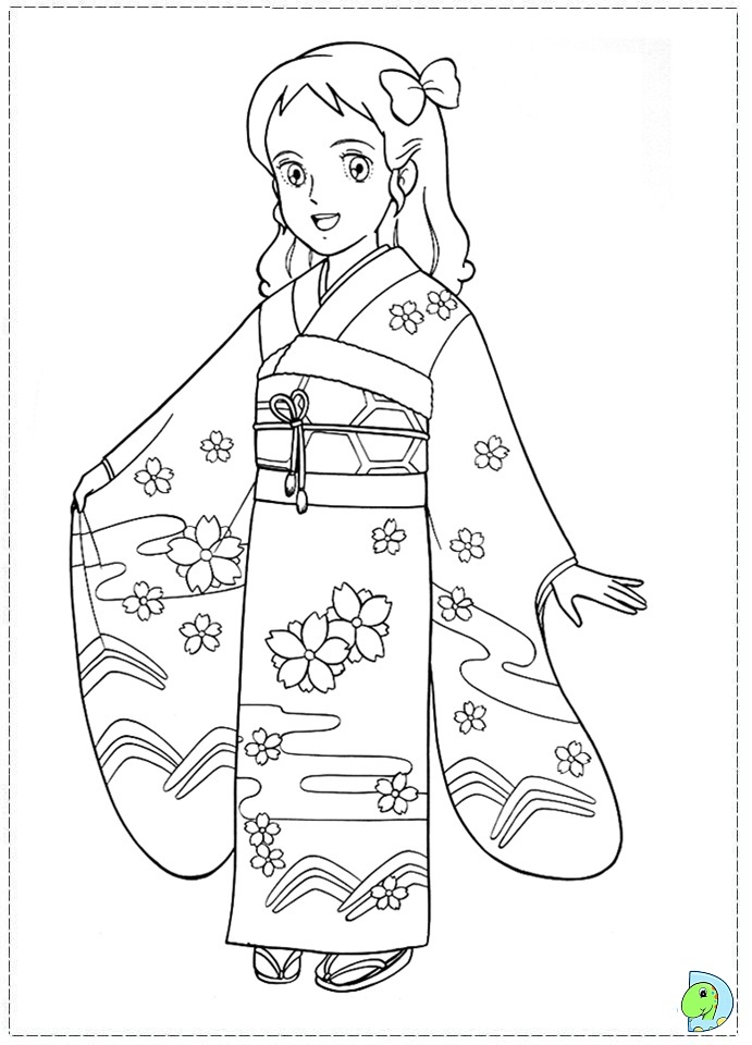 Japan Coloring Page 691x960 Japan Coloring Page