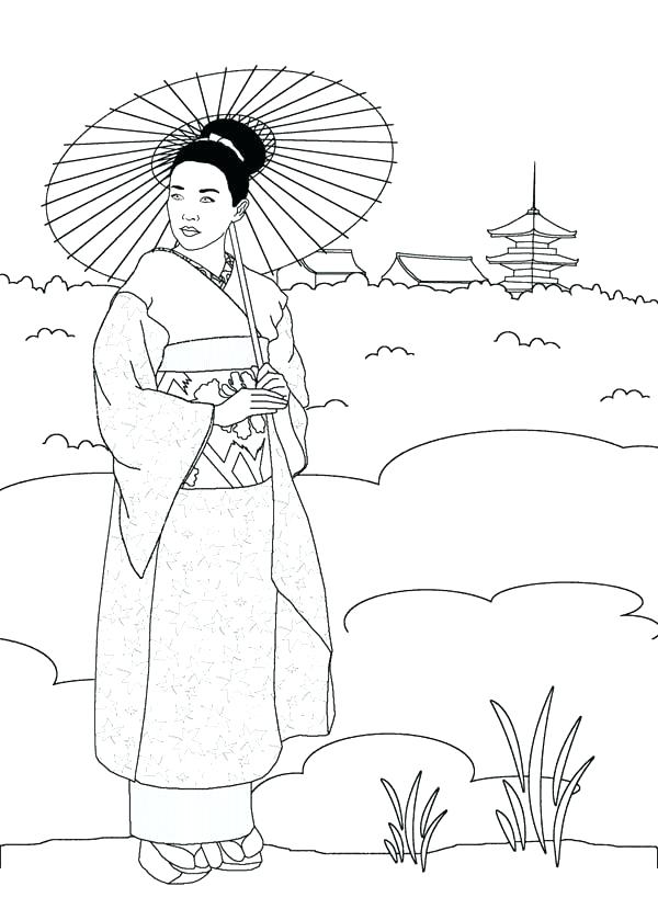 Japanese Anime Coloring Pages at GetColorings.com | Free printable ...