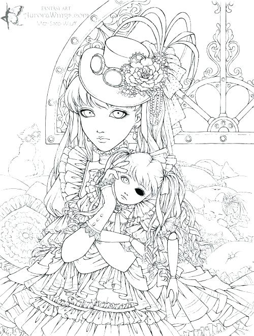 500x660 Free Anime Coloring Pages Anime Color Pages Anime Color Pages