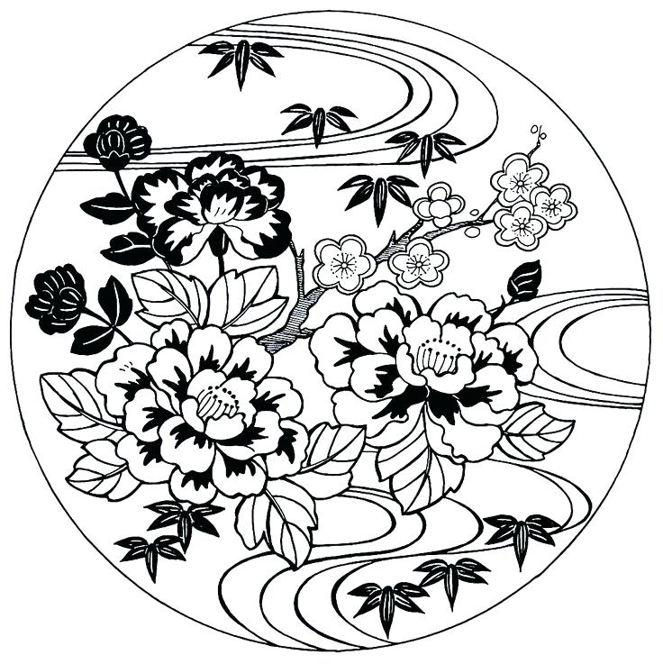 Best Of Cherry Blossom Coloring Pages And Peonies Cherry Blossoms 736x737 Best Of Cherry Blossom Coloring Pages And Peonies Cherry Blossoms