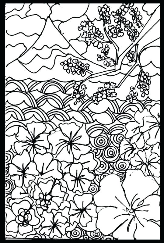 Japanese Coloring Page 539x797 Japanese Coloring Page