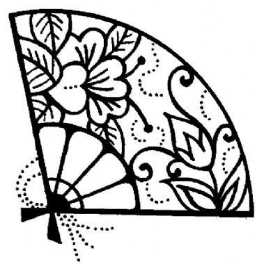 Japanese Fan Graphic 379x380 Japanese Fan Graphic