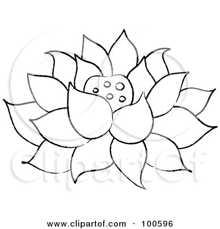 Outline drawings Coloring Page Outline Of A Lotus Flower 450x470 Outline drawings Coloring Page Outline Of A Lotus Flower