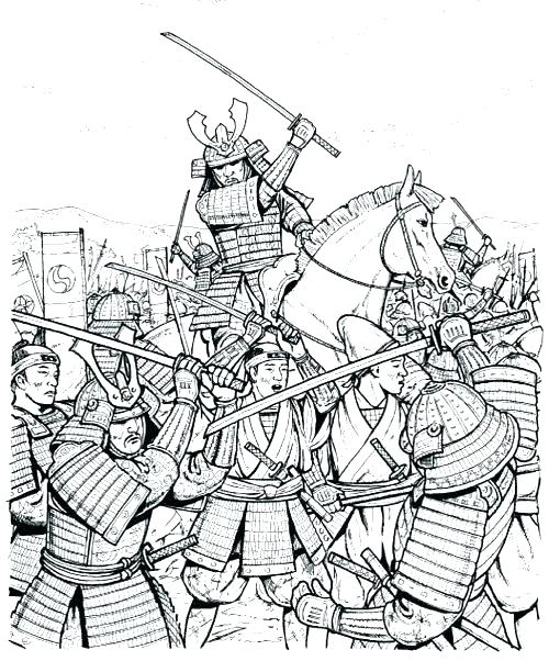 500x602 Japanese Coloring Pages