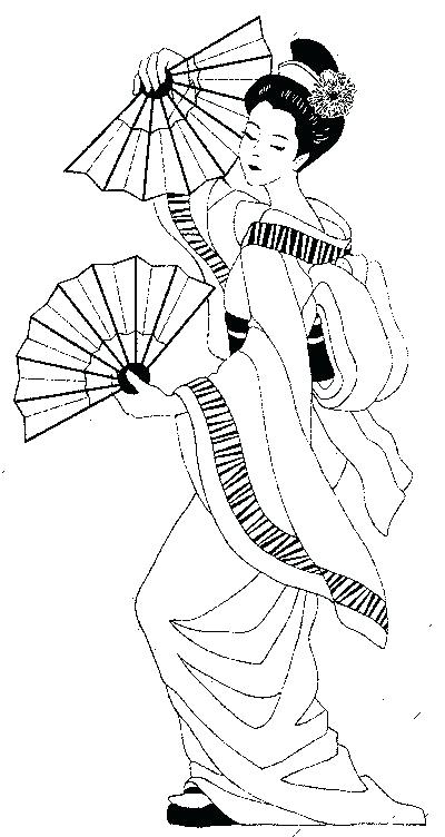 Geisha Coloring Pages Cherry Blossom Flower Coloring Page Fun 8 400x752 Geisha Coloring Pages Cherry Blossom Flower Coloring Page Fun 8