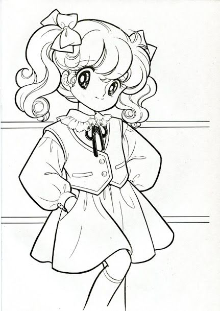 Japanese Manga Coloring Pages at GetColorings.com | Free printable ...