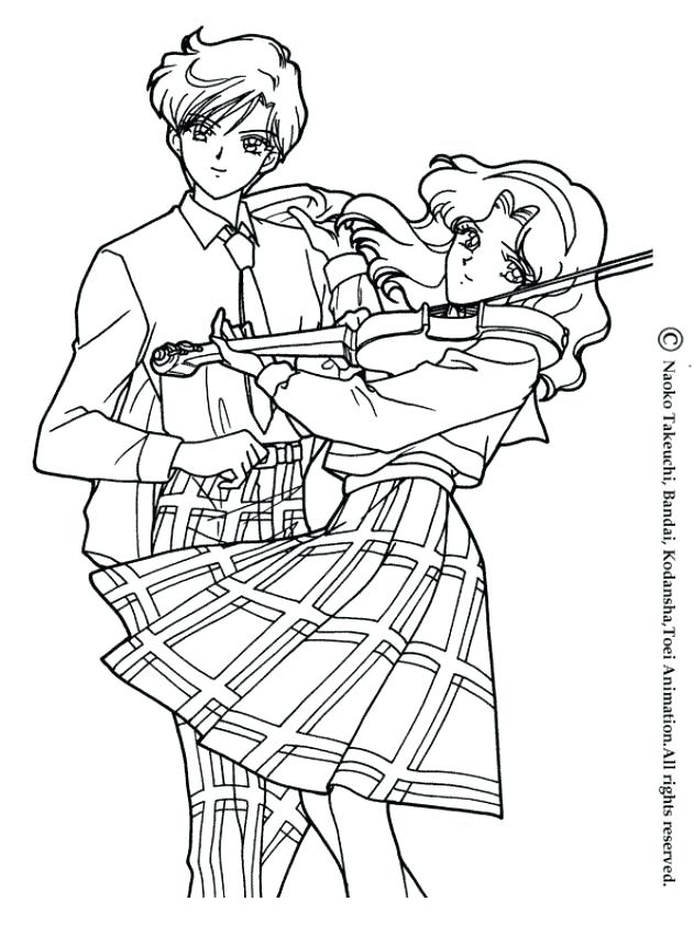 631x850 Manga Coloring Pages The Violin Coloring Page Manga Coloring Pages