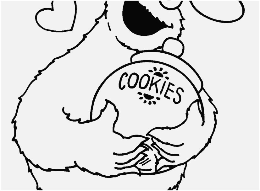 827x609 Elmo Printable Coloring Pages Shoot Cookie Monster Cookie Jar