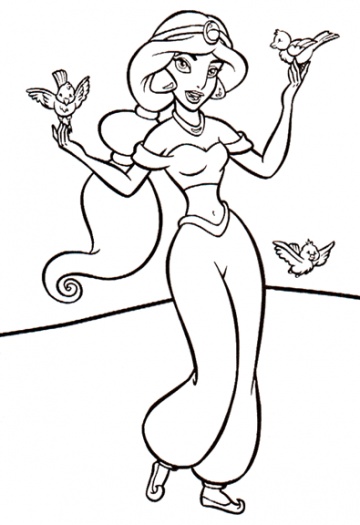 Aladdin And The Magic Lamp Coloring Pages Coloring Pages 360x525 Aladdin And The Magic Lamp Coloring Pages Coloring Pages