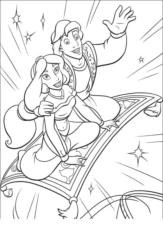 Aladdin Coloring Pages Elegant Disney Cartoon Coloring Pages 567x794 Aladdin Coloring Pages Elegant Disney Cartoon Coloring Pages