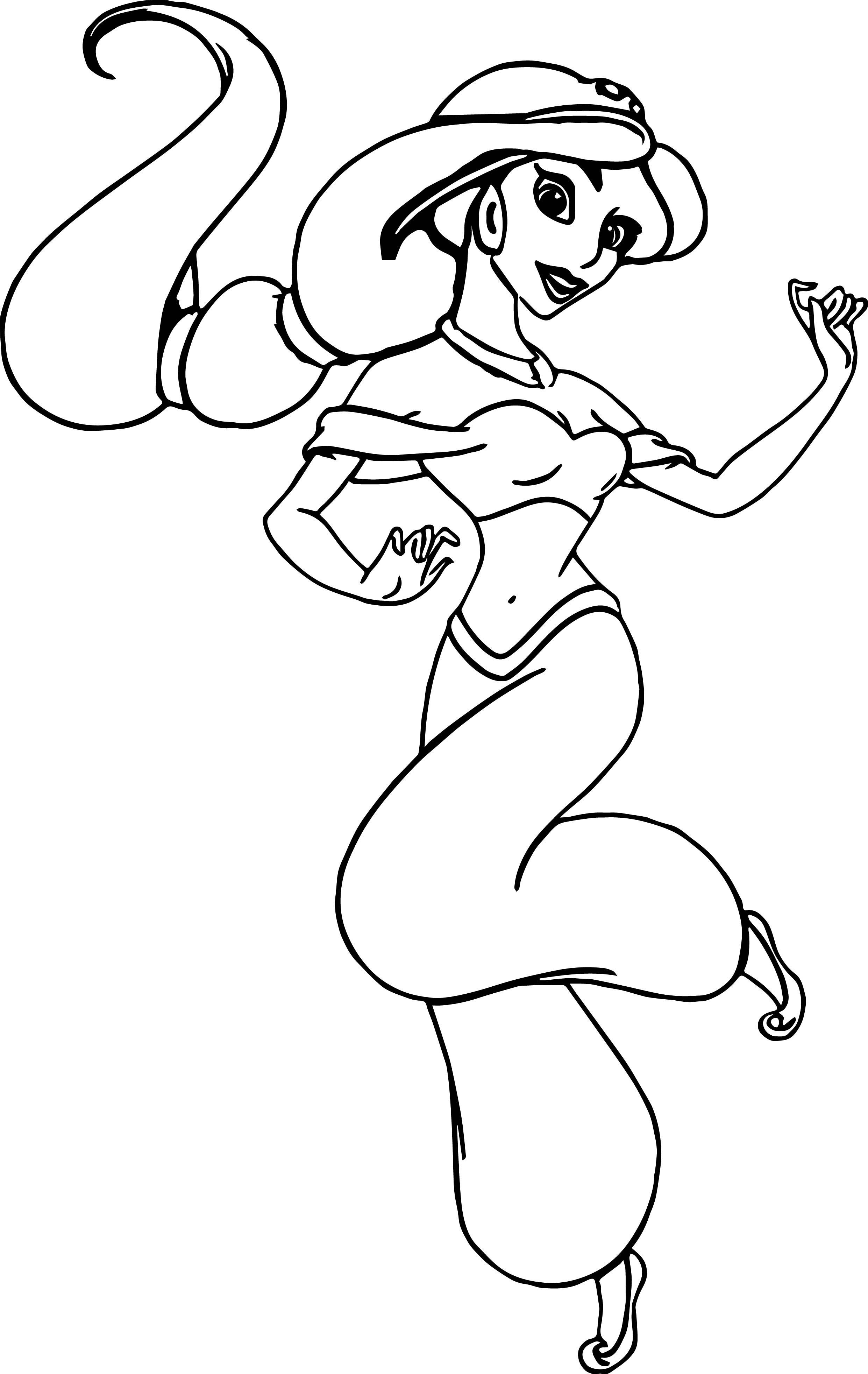 Fascinating Jasmine Aladdin Coloring Page Wecoloringpage Picture 2482x3927 Fascinating Jasmine Aladdin Coloring Page Wecoloringpage Picture