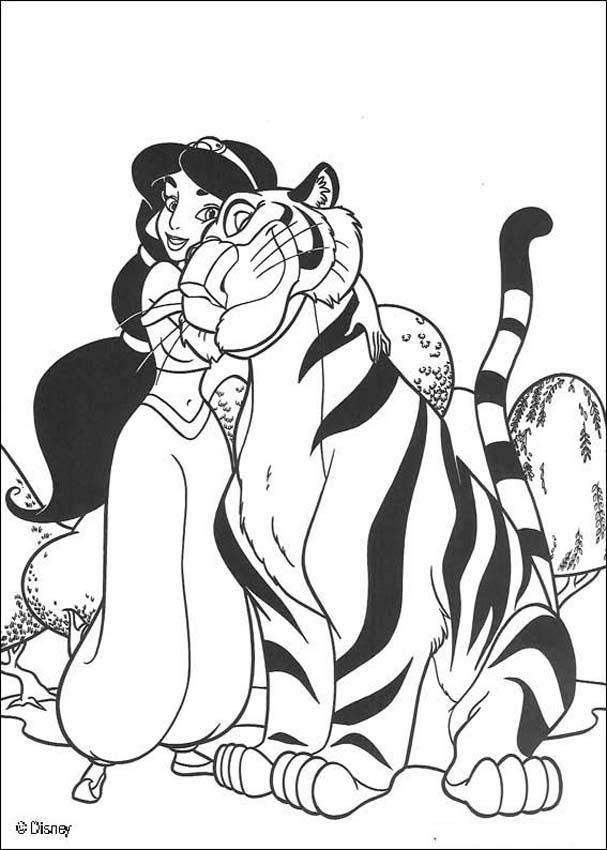 Aladdin Coloring Pages 607x850 Aladdin Coloring Pages