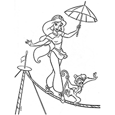 Top 10 Free Printable Princess Jasmine Coloring Pages Online 230x230 Top 10 Free Printable Princess Jasmine Coloring Pages Online