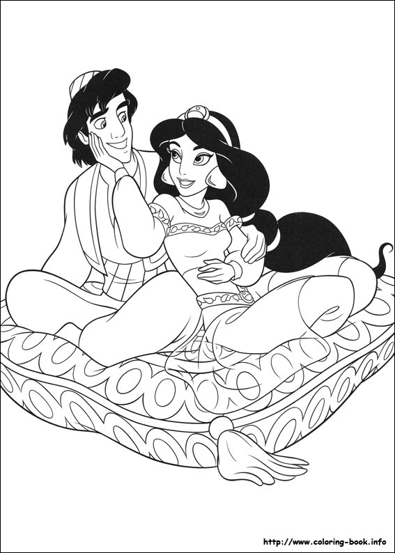 Aladdin Coloring Pages On Coloring 567x794 Aladdin Coloring Pages On Coloring