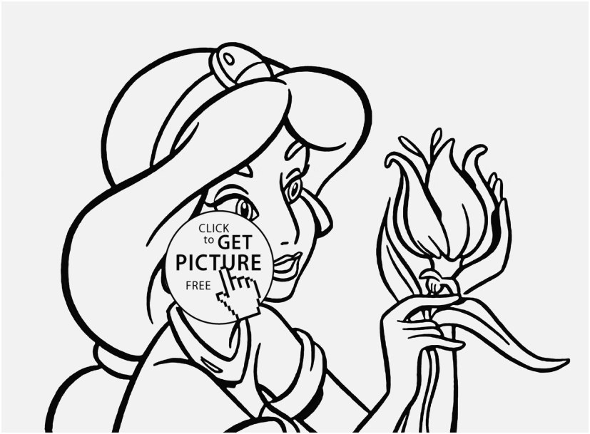 827x609 Free Disney Princess Coloring Pages Pic Disney Princess Jasmine