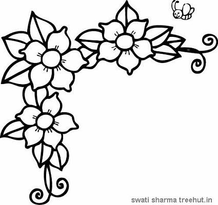 425x400 Jasmine Flower Coloring Pages Jasmine Flower Coloring Pages