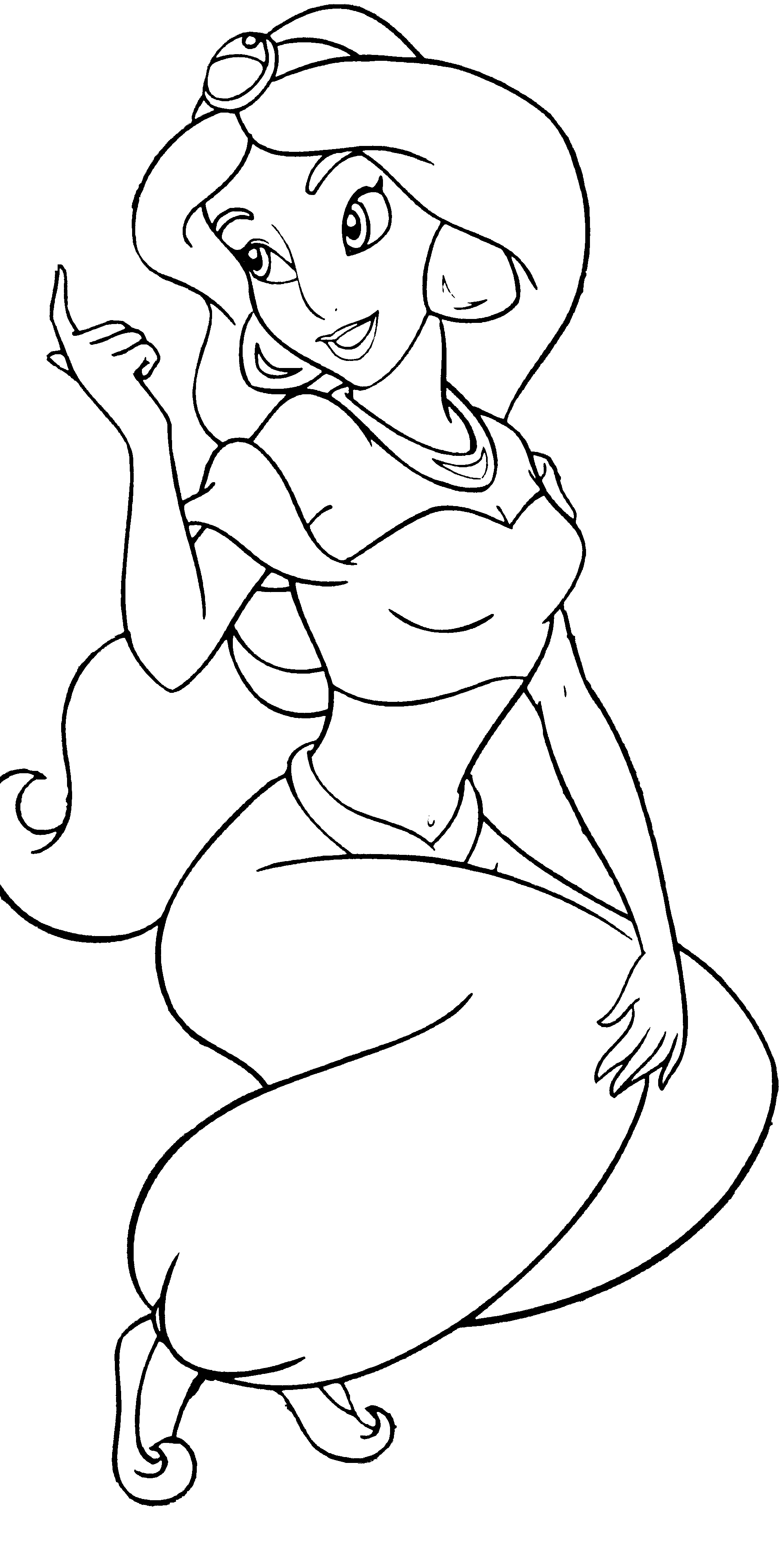 2000x3928 Disney Princess Coloring Page Printables