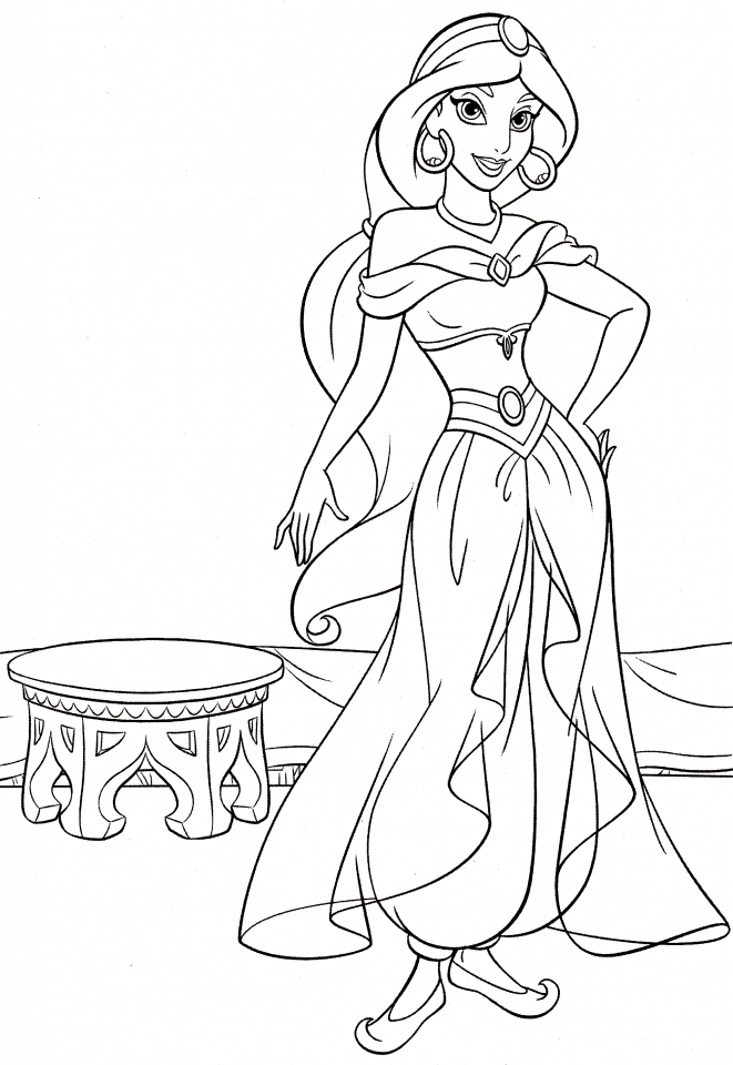 661x960 Get This Princess Jasmine Printable Coloring Pages For Girls 52471 !