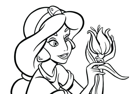 530x369 Princess Jasmine Printables Coloring Pages For Kids Free The