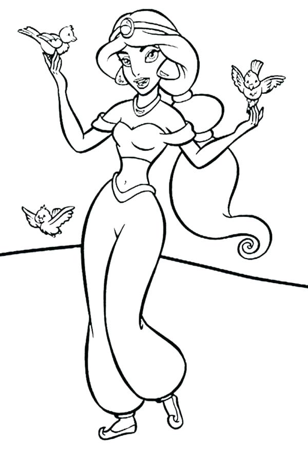 600x875 Coloring Pages Of Jasmine Impair.co