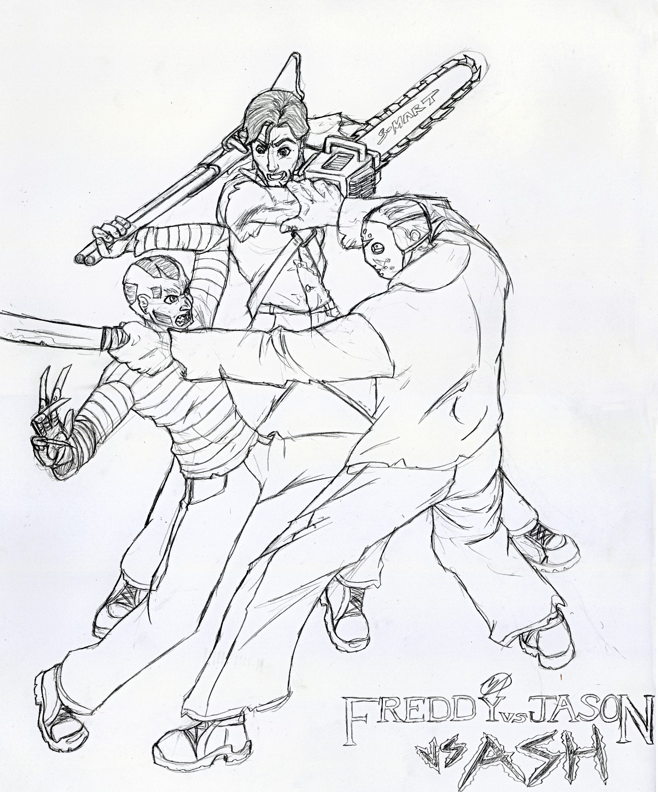 Freddy And Jason Coloring Pages 1296x1560 Freddy And Jason Coloring Pages