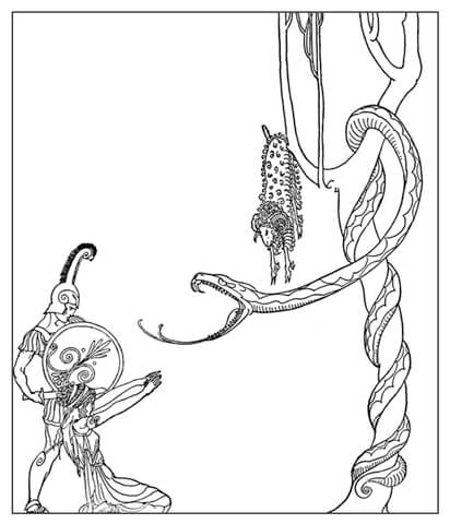 Jason Medea And The Golden Fleece Coloring Page Free Printabl 412x480 Jason Medea And The Golden Fleece Coloring Page Free Printabl